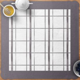 Centro De Mesa Viena 65X65 Cm Havan Casa - Linho Cinza Urbano