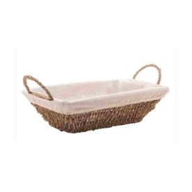 Cesta De Pão Retangular Tecido Natural Wolff 35 Cm - Natural