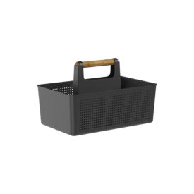 Cesto Organizador Com Alça Flow Ou 800Ml - Preto 