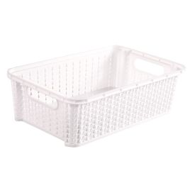 Cesto Organizador Trama Plasútil 2,1 Litros - Branco