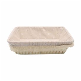 Cesto Retangular Com Forro De Tecido 24Cm Havan Casa - Estampado