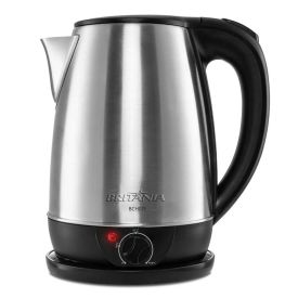 Chaleira Elétrica Britânia 1,8L Inox BCH07I Controle de Tempo