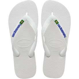 Chinelo Havaianas Masculino Brasil - Branco 39/40