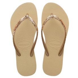 Chinelo Kids Menina Slim Glitter Ii Havaianas - AREIA 27/28