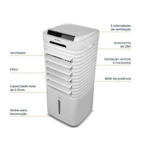 Climatizador Britânia 4 em 1 Autonomia de 26 horas BCL05A