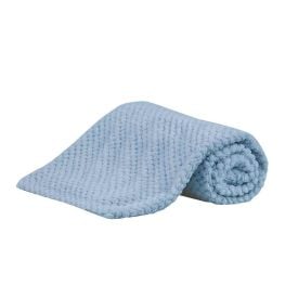 Cobertor Bebê Dobby 0,90Cm X 1,10M - Azul Celeste