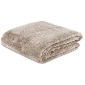 Cobertor Casal 100% Poliéster Comfort Sherpa Havan Casa - Bege