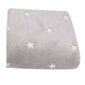 Cobertor Casal Microfibra 3D Havan Casa - Estrelas Cinza