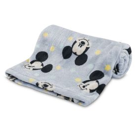 Cobertor Infantil Bebê 100% Poliéster Disney - Azul Escuro