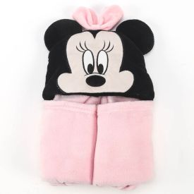 Cobertor Infantil Com Capuz 100% Poliéster Disney - Minnie