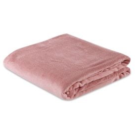 Cobertor Casal Microfibra Liso Paris Havan Casa 1 Pç - Rose