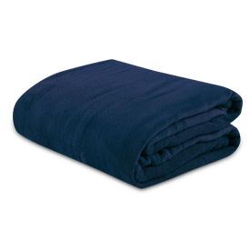 Cobertor Casal Microfibra Liso Paris Havan Casa 1 Pç - Azul Profundo