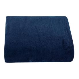 Cobertor Casal Microfibra Liso Paris Havan Casa 1 Pç - Azul Profundo