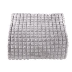 Cobertor Queen 100% Poliéster Diamond Havan Casa - Cinza Ice