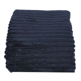 Cobertor Queen 100% Poliéster Premier Canelado Havan Casa - Azul