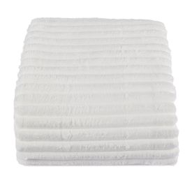 Cobertor Queen 100% Poliéster Premier Canelado Havan Casa - Off White