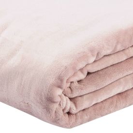 Cobertor Queen 100% Poliéster Premier Havan Casa - Rosa Pálido