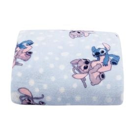 Cobertor Solteiro Infantil 100% Poliéster Disney - Stitch Poá