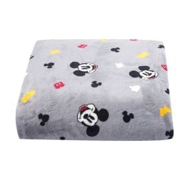 Cobertor Solteiro Infantil 100% Poliéster Disney - Mickey Ícones