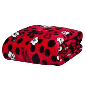 Cobertor Solteiro Microfibra Disney Havan 1 Pç - Mickey Vermelho