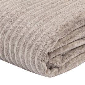 Cobertor Solteiro Montreal 100% Poliéster Havan Casa  - Cru