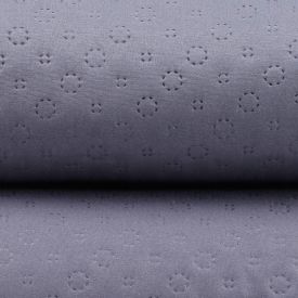 Kit Colcha Casal 100% Poliéster Lisa Rozac 3 Pçs - Titanium