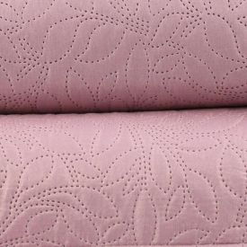 Kit Colcha Solteiro 100% Poliéster Versalhes Havan Casa 2 Pçs - Rosa Velho