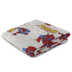 Colcha Solteiro Infantil Dupla Face Lepper - Spider Man