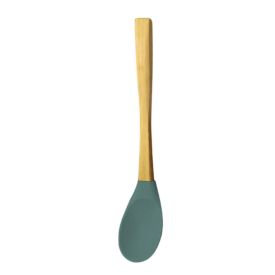 Colher De Silicone Com Cabo De Bambu Havan Casa - Verde