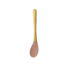 Colher De Silicone Com Cabo De Bambu Havan Casa - Marrom Rosado