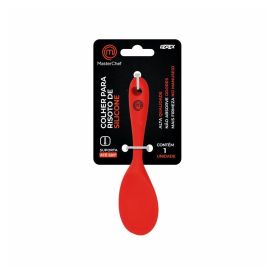 Colher Para Risoto De Silicone Masterchef - Vermelho