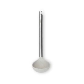 Concha Silicone E Cabo Em Aço Inox Brinox 30,5 Cm - Vanilla