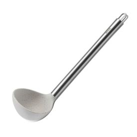 Concha Silicone E Cabo Em Aço Inox Brinox 30,5 Cm - Vanilla