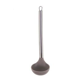 Concha Silicone Havan Casa Com Cabo Inox 30Cm - Cinza