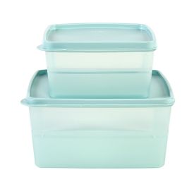 Jogo De Potes Herméticos Celebration Dup 2 Peças - Verde