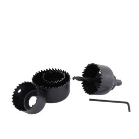 Conjunto de Serra Copo 6 peças S-400 Western  - Preto