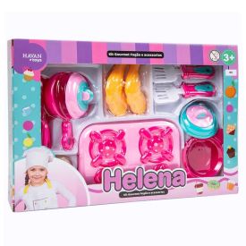 Conjunto Gourmet Fogão E Acessórios Havan Toys - HBR0383