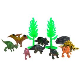 Conjunto Tubo De Dinossauros Miniaturas Havan Toys - HBR0392