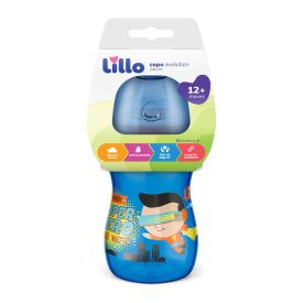 Copo Evolution Bebedor Sil 240Ml - Azul Claro
