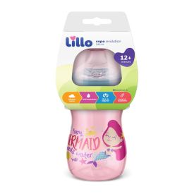 Copo Evolution Bebedor Sil 240Ml - Rosa Claro