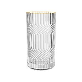 Copo Long Drink Dunas Com Filete Dourado L" Hermitage - 370ml