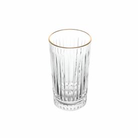 Copo Long Drink Filete Dourado Diamante Lyor - 280 Ml