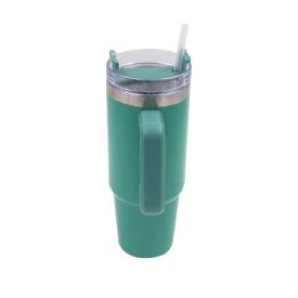 Copo Térmico Com Canudo Havan Casa 800Ml - Verde