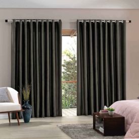 Corta Luz Tecido 4,20X2,30 M Blend Havan Casa - Preto