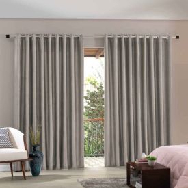 Cortina Corta Luz 5,40X2,80 Tecido Blend Havan Casa - Latte