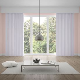 Cortina Para Sala Duplex Lisa 5,40X2,50 M Havan Casa - Branco