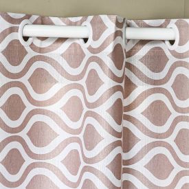 Cortina Para Quarto E Sala 2,40X1,70 M Veneza Havan Casa - Ondulado Rosa