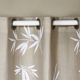 Cortina Para Quarto E Sala 2,40X1,70 M Veneza Havan Casa - Galho Bege 