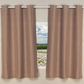 Cortina Para Sala Ou Quarto Rústica Veneza 2,40X1,70 M Havan Casa - Mousse