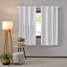 Cortina Para Quarto E Sala 2,60X1,70 M Pratika Bellini Havan Casa - Branco